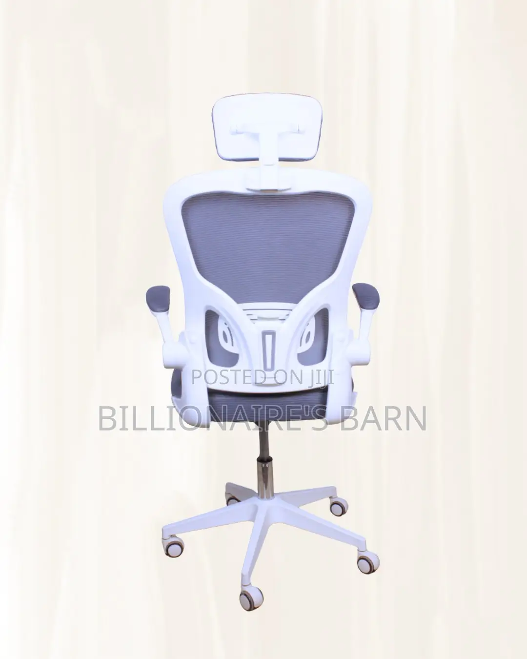 Pro-Grade White Ergonomic Office Chair — Fits Compact Office Spaces