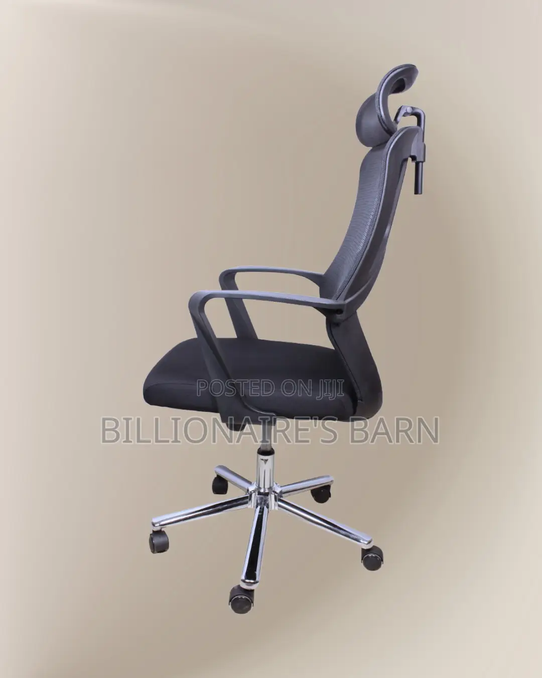Sleek High Back Mesh Office Chair — Fits Compact Office Spaces