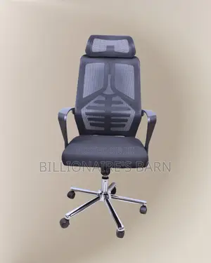 Sleek High Back Mesh Office Chair — Fits Compact Office Spaces