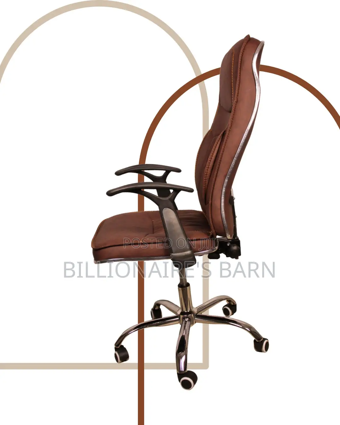 Ergonomic Executive Leather Chair | Ergonomic Nylon Castors