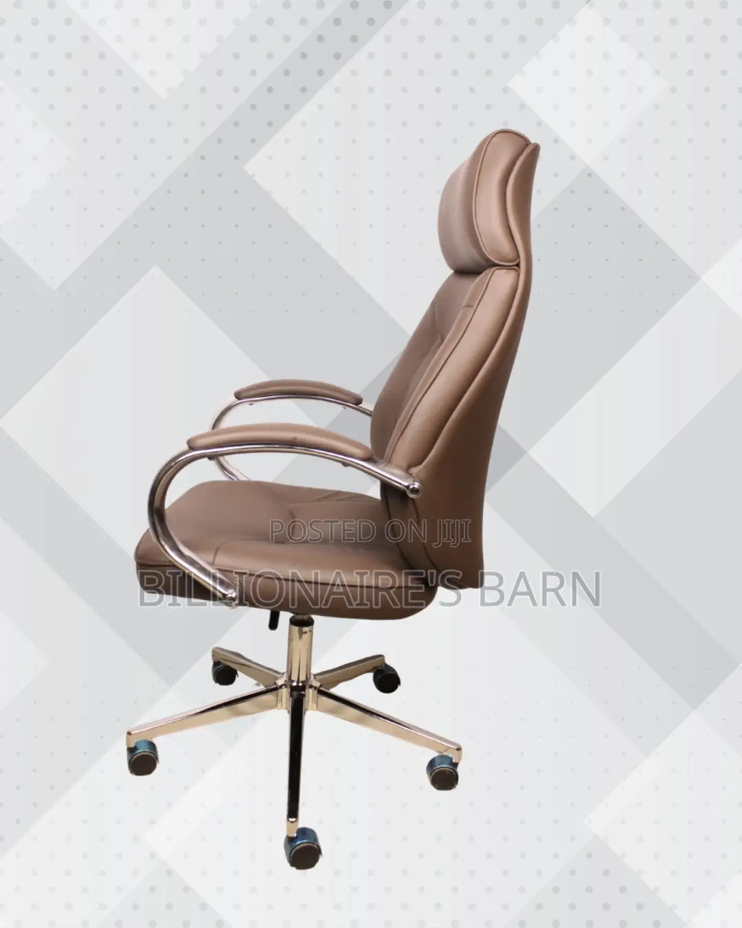 Brown Executive Leather Office Chair (Supportive) — Price Drop Today