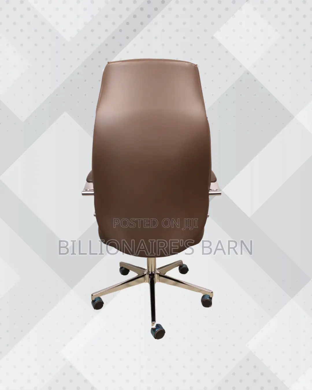 Brown Executive Leather Office Chair (Supportive) — Price Drop Today
