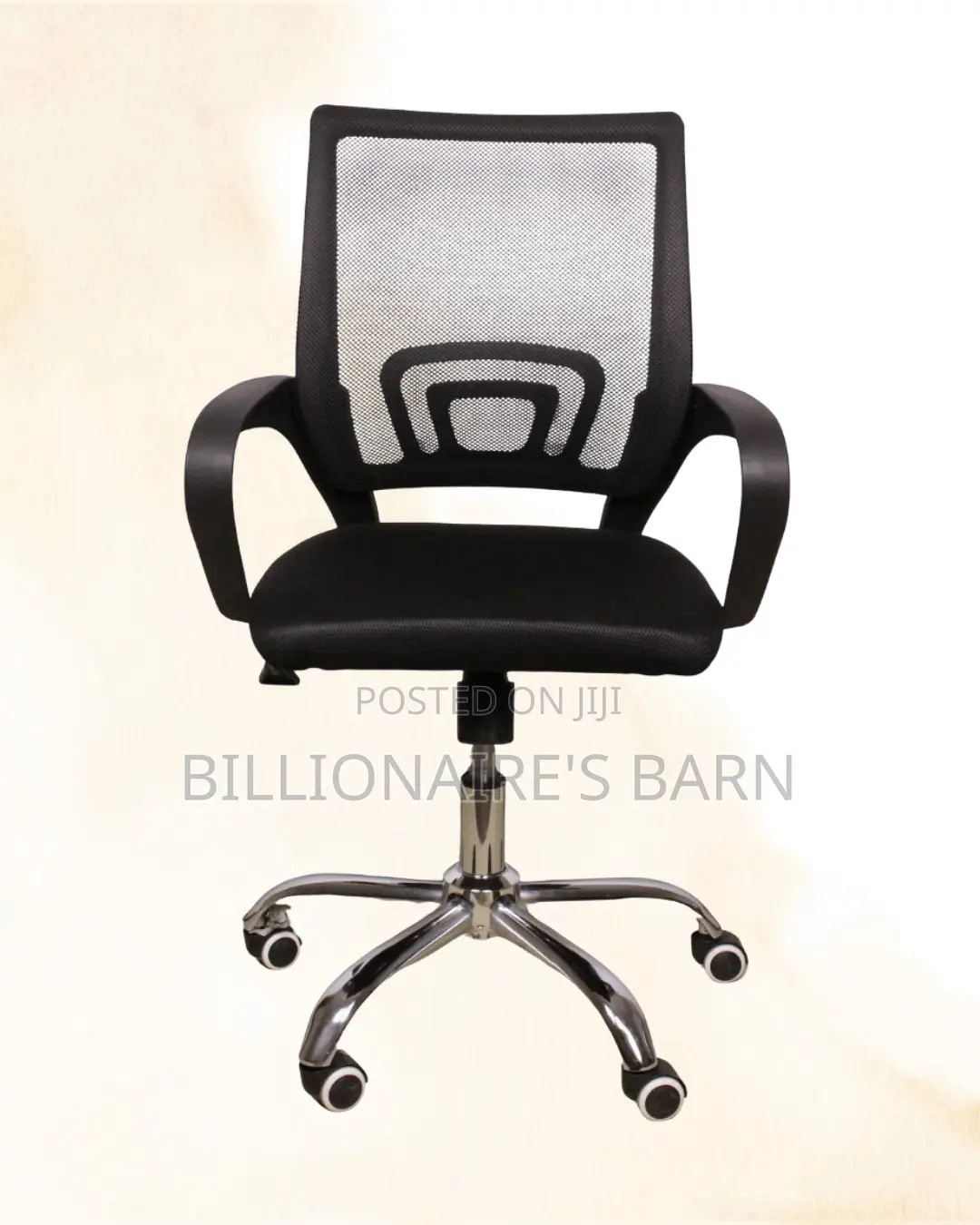 Minimal Secretarial Mesh Office Chair — Easy to Clean