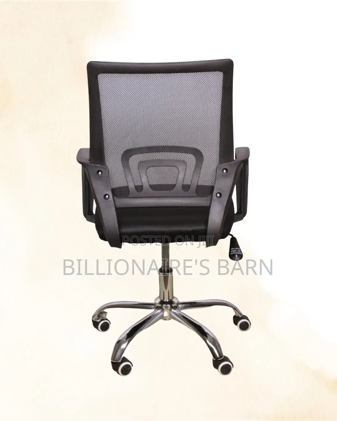 Minimal Secretarial Mesh Office Chair — Easy to Clean
