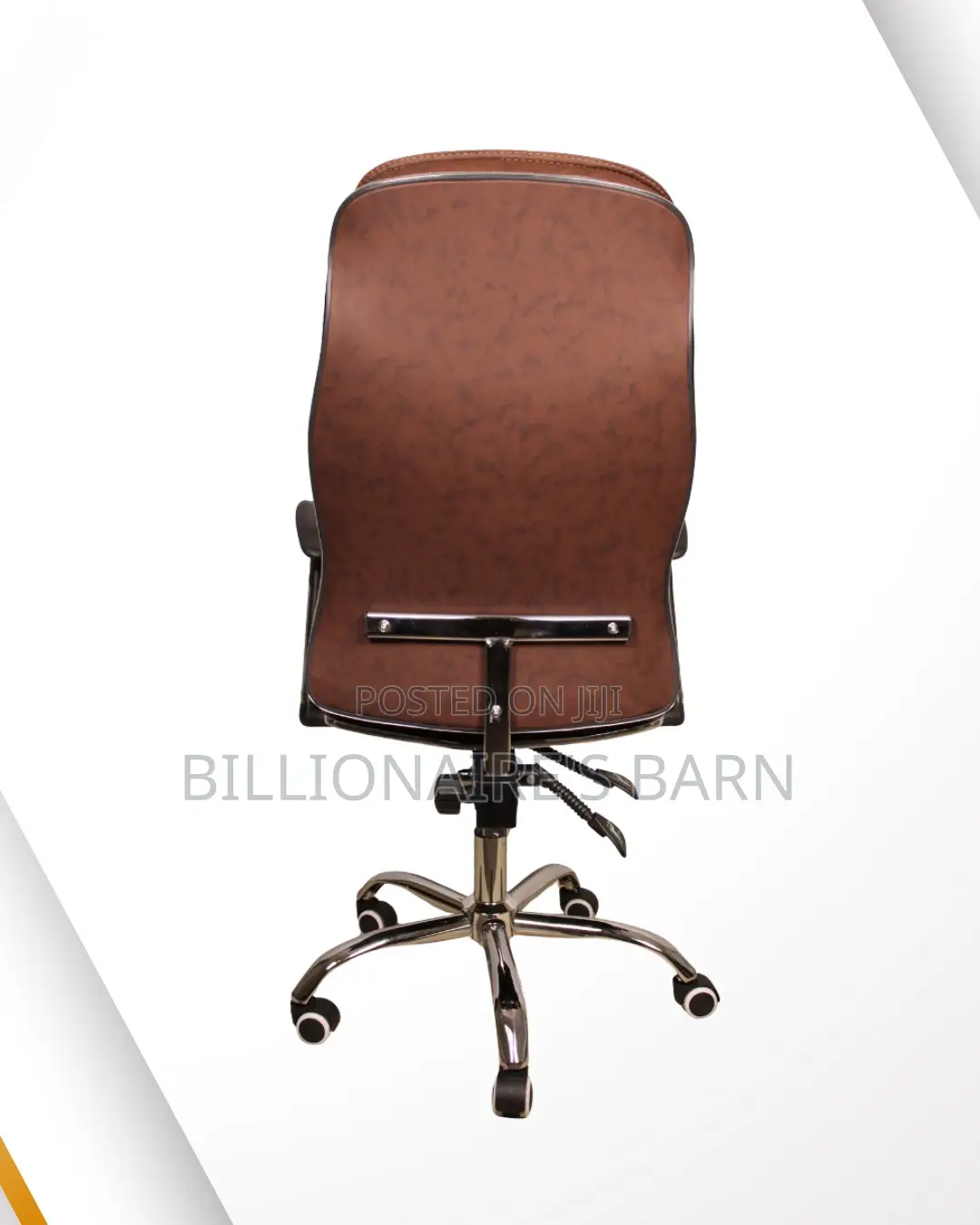 Ergonomic Executive Leather Chair | Premium Swivel Base