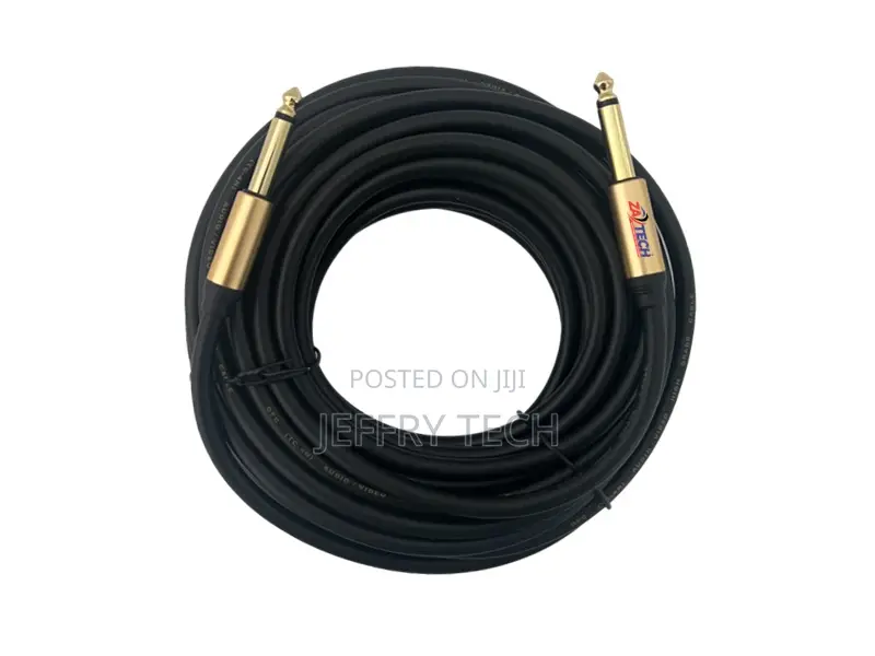 Cable STR 6.35 Male/Male Microphone 10m