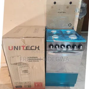 Silver 50*55 Unitech Full Gas Freestanding Jet Autoignition Cooker
