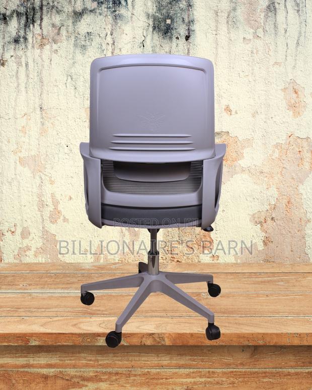 Best-Seller Grey Ergonomic Mesh Office Chair | Nylon Castors