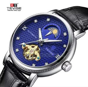 Leather Strap Tevise Watch - main view