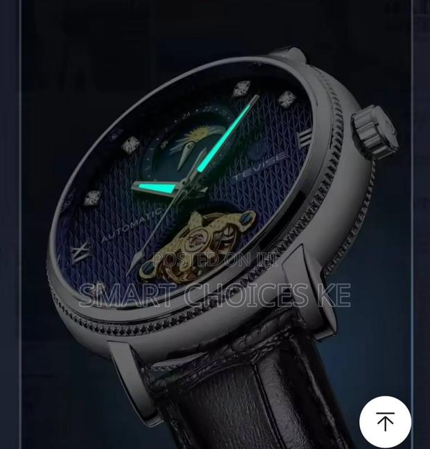 Leather Strap Tevise Watch - thumbnail 2