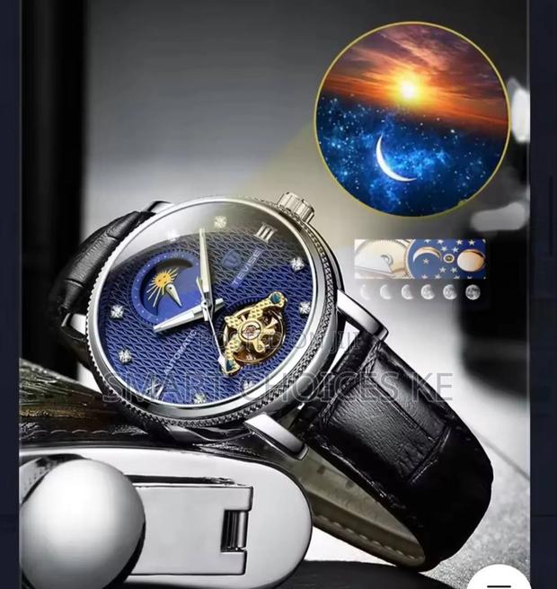 Leather Strap Tevise Watch - thumbnail 3