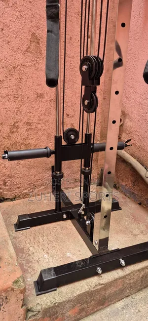 Single Cable Crossover, Wall Mounted Strength Training Pulley Machine