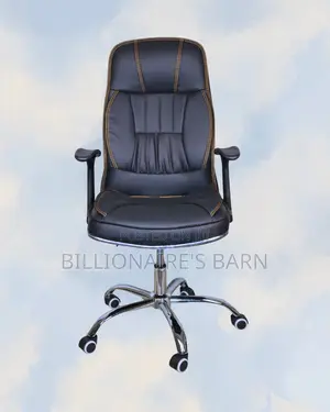 Executive Leather Office Chair | Ergonomic Scratch-Resistant Finish