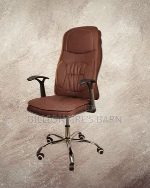 Modern Ergonomic Executive Leather Chair — Great for Study or Work