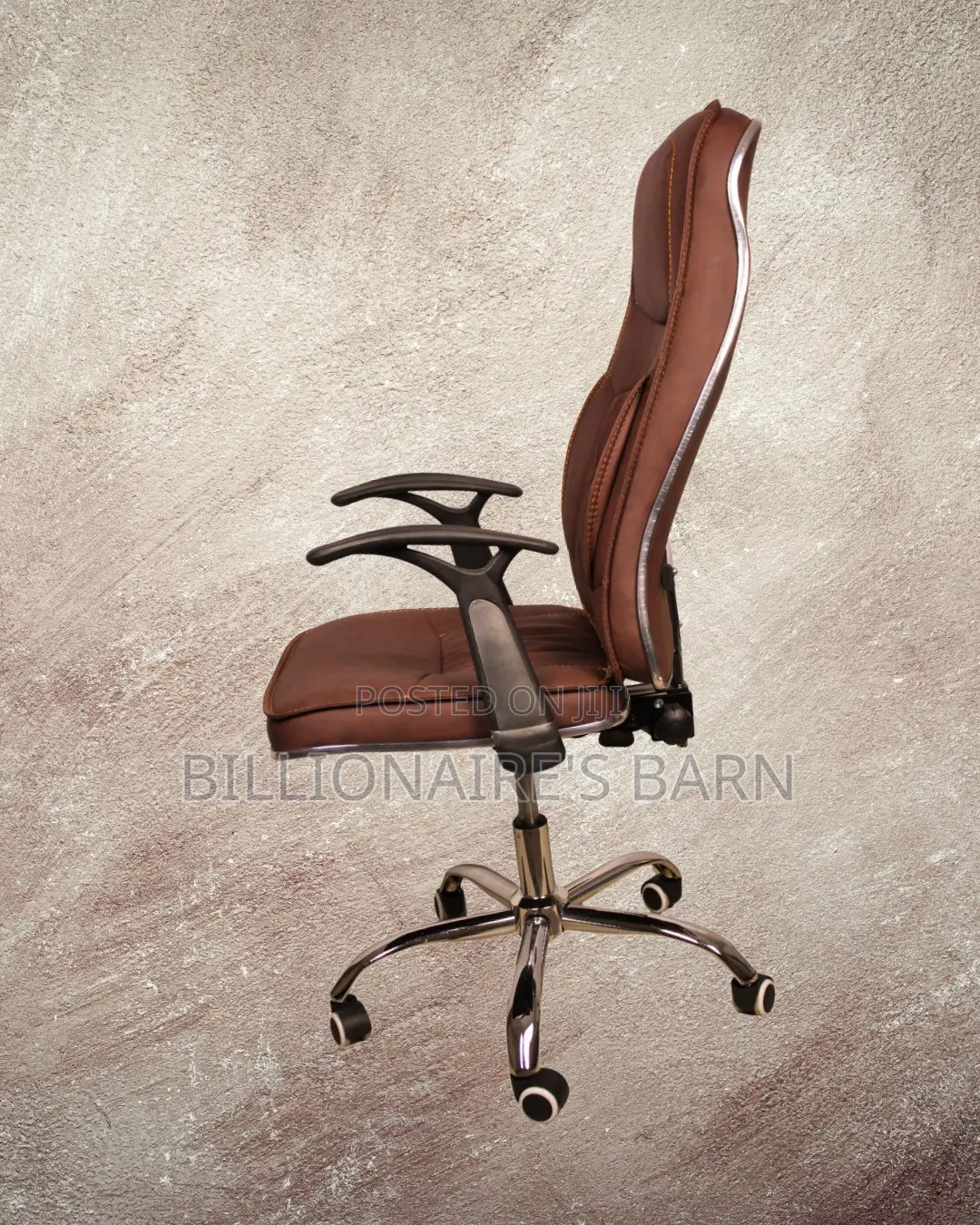 Modern Ergonomic Executive Leather Chair — Great for Study or Work