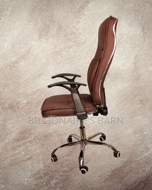 Modern Ergonomic Executive Leather Chair — Great for Study or Work