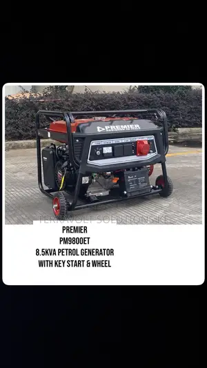 Premier Pm 9800 8.5kva Petrol Keystart Generator