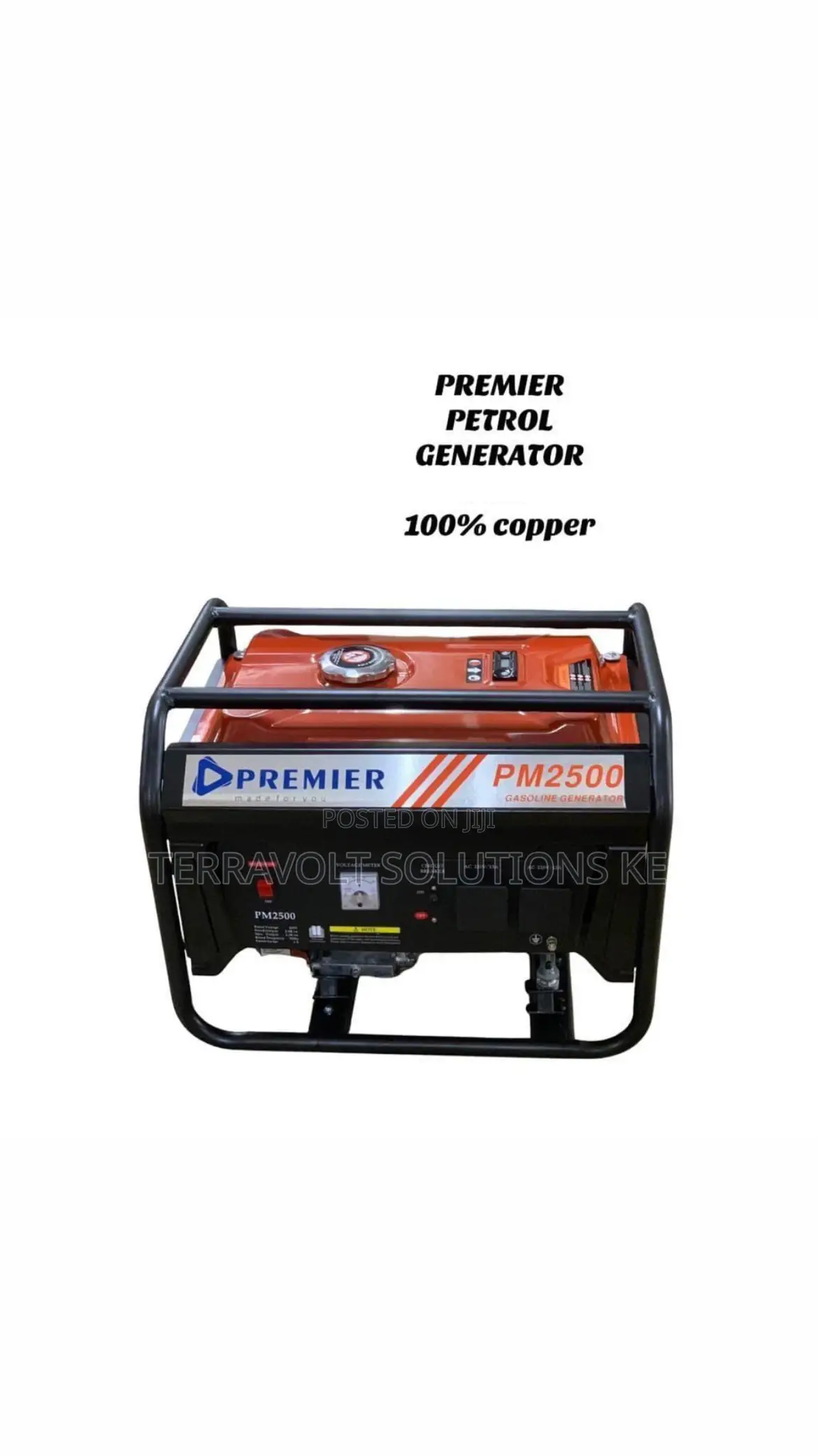 2 Kva Pm2500. 100% Copper Petrol Generator