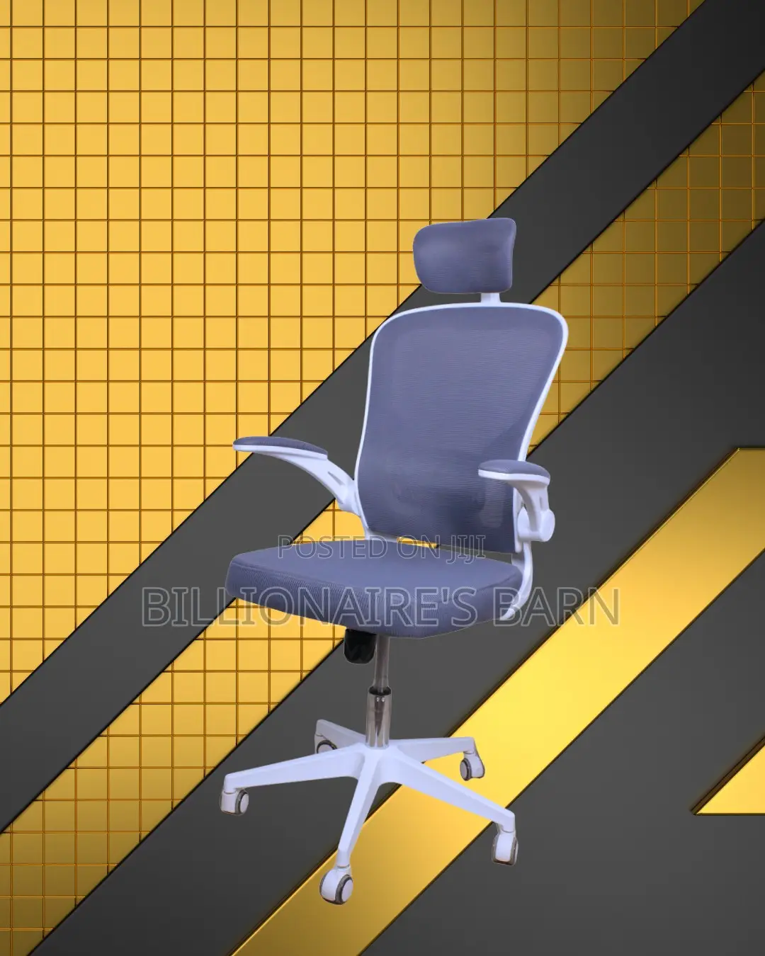 White Ergonomic Office Chair | Executive Lumbar Support
