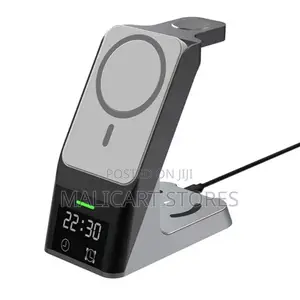 6-in-1 Wireless Charging Station Abs+Pc 15w