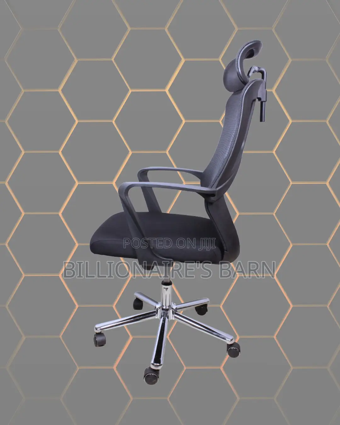 Breathable High Back Mesh Office Chair — Easy to Clean