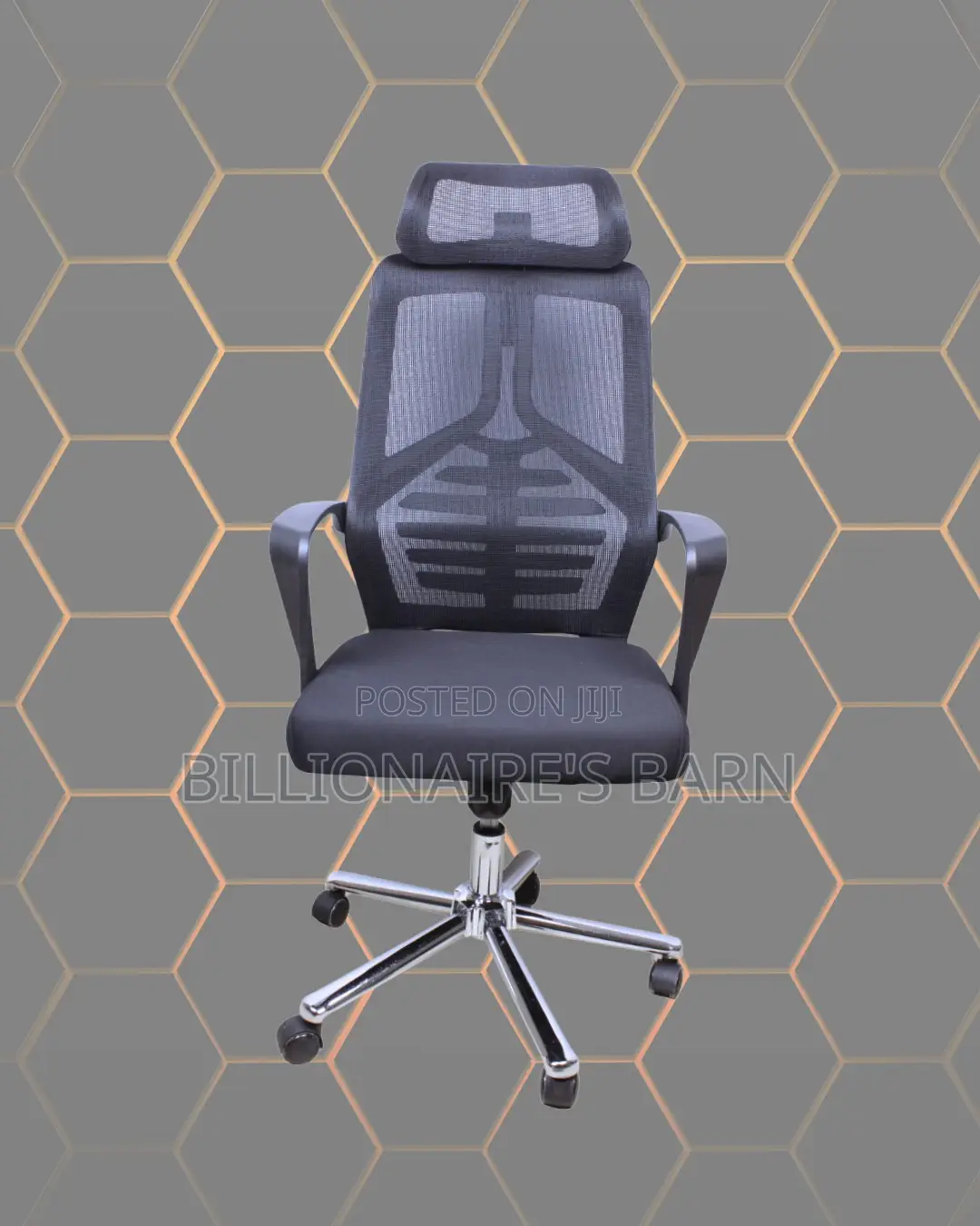 Breathable High Back Mesh Office Chair — Easy to Clean