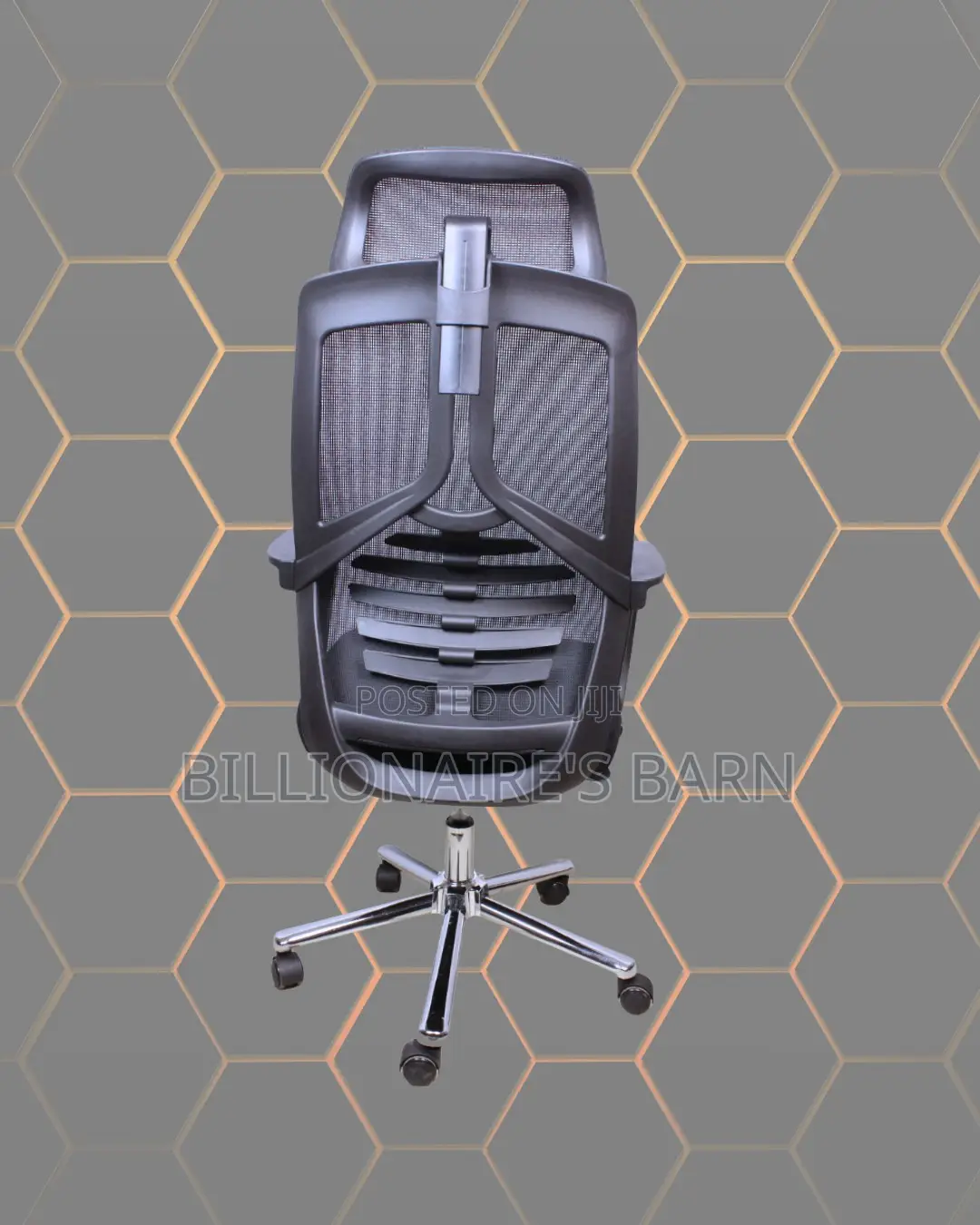 Breathable High Back Mesh Office Chair — Easy to Clean