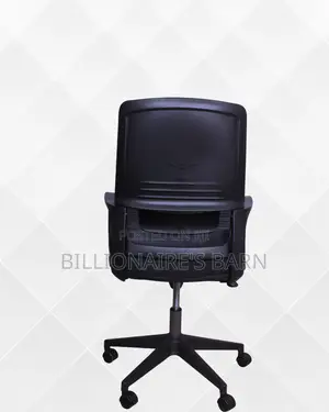 Black Ergonomic Mesh Office Chair | Space-Saving Mesh Backrest