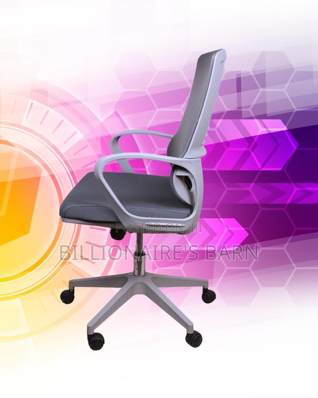 Premium Grey Ergonomic Mesh Office Chair — Easy to Clean