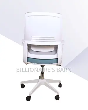 White Ergonomic Mesh Office Chair (Durable) — Moving Fast