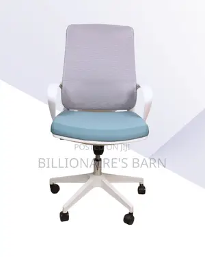 White Ergonomic Mesh Office Chair (Durable) — Moving Fast