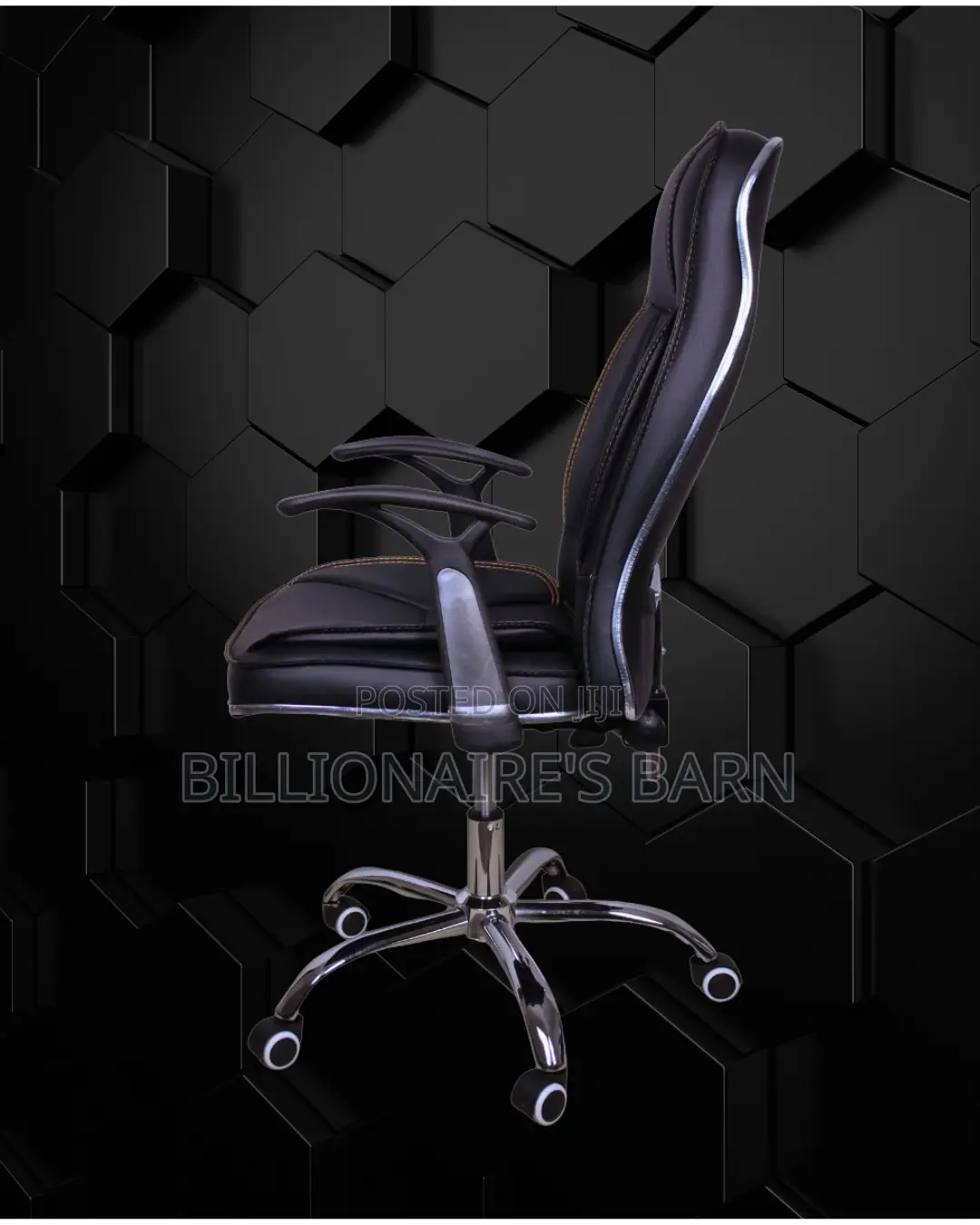 Executive Leather Office Chair | New Arrival Nylon Castors