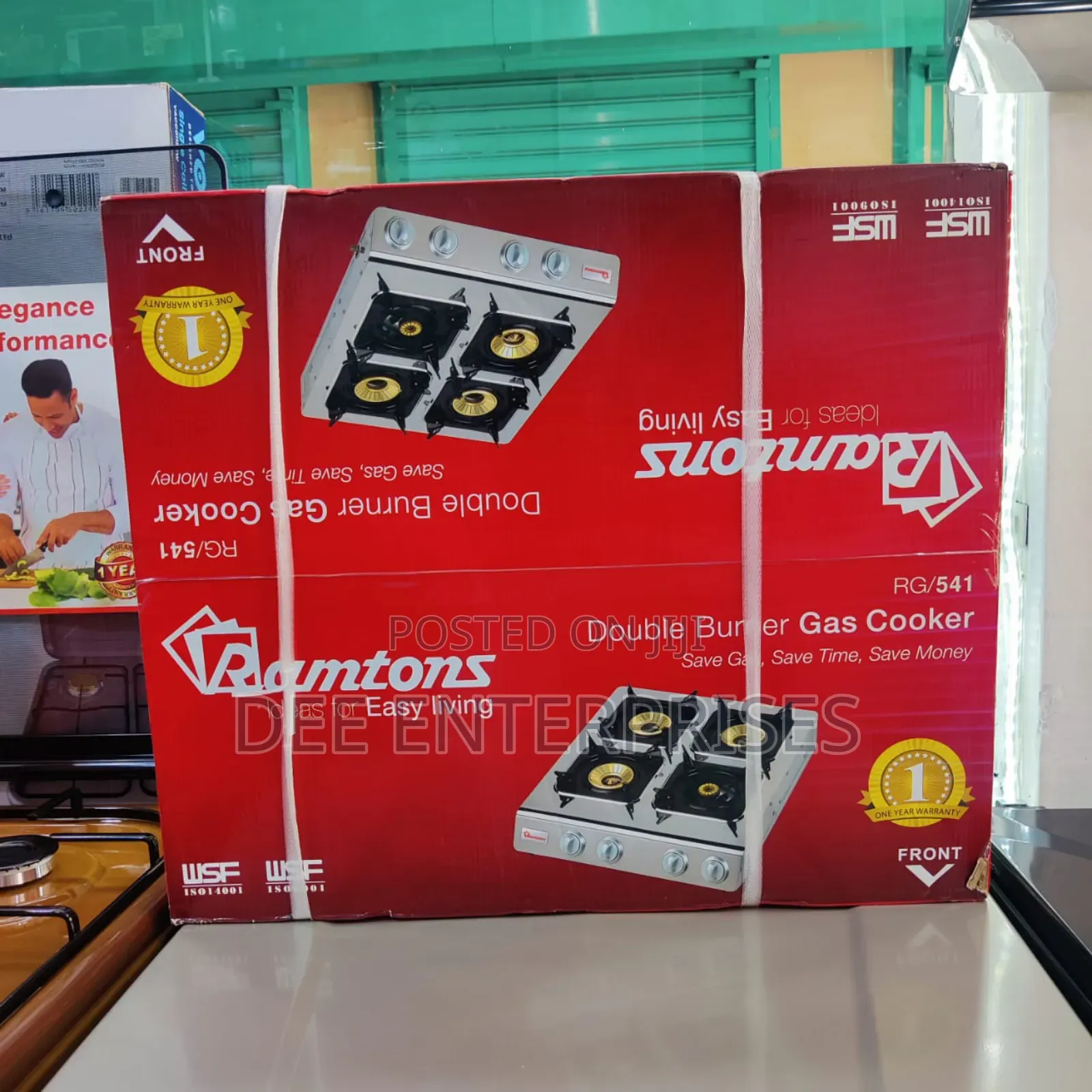 Ramtons 4 Gas Burner Table Top Rg541