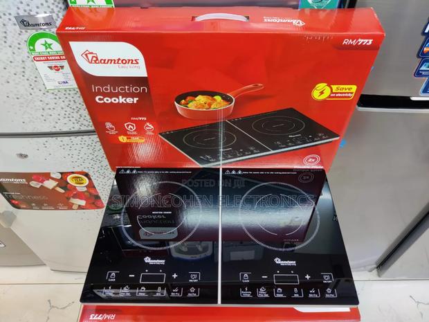 Ramtons 2 Plate Double Induction Cooker - main view