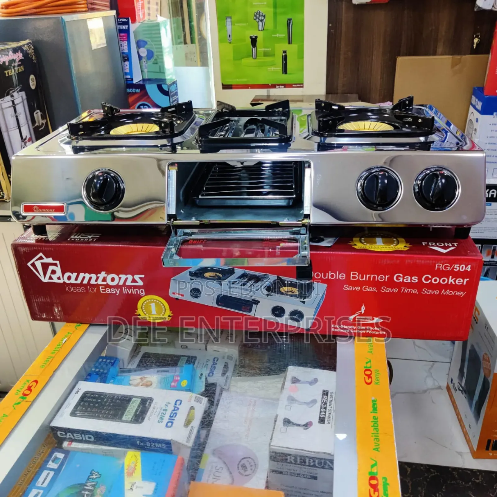 Ramtons 2burner With Grill Rg504