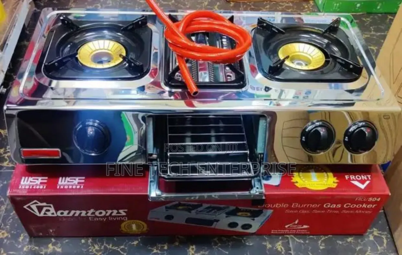Ramtons 2burner With Grill Rg504