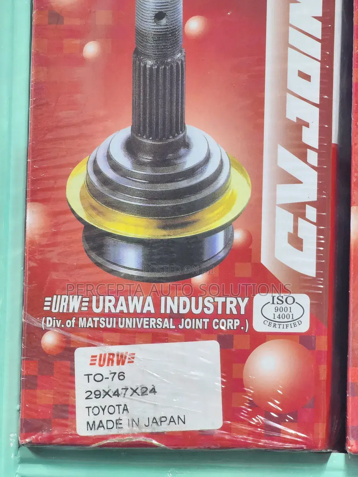 Toyota Passo to-76 Cv Joint(29*47*24)