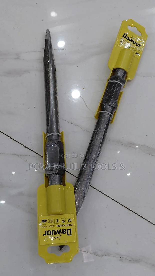 Dw Pointed/Hex Chisel 30×410mm For Rotary Hammer - thumbnail 2