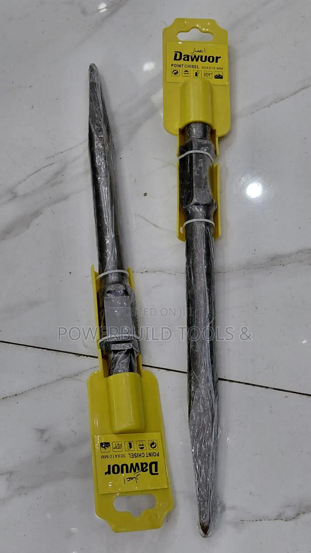 Dw Pointed/Hex Chisel 30×410mm For Rotary Hammer - thumbnail 3