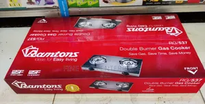 *Ramtons 2burner Gas Cooker Ceramic Top Rg537