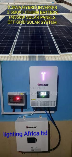 Solarized 3.2kva Inverter - 2.56kwh Lithium Batt - (4)575w Solar Kit - thumbnail 2