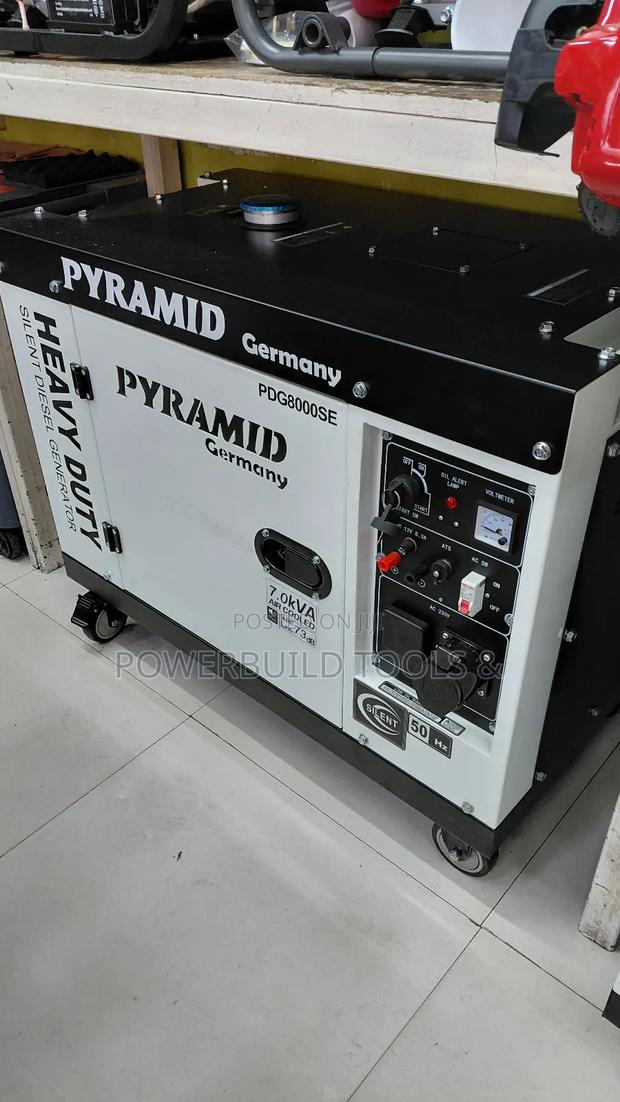 Pyramid 7.5kva Diesel Generator With Ats Switch - thumbnail 2
