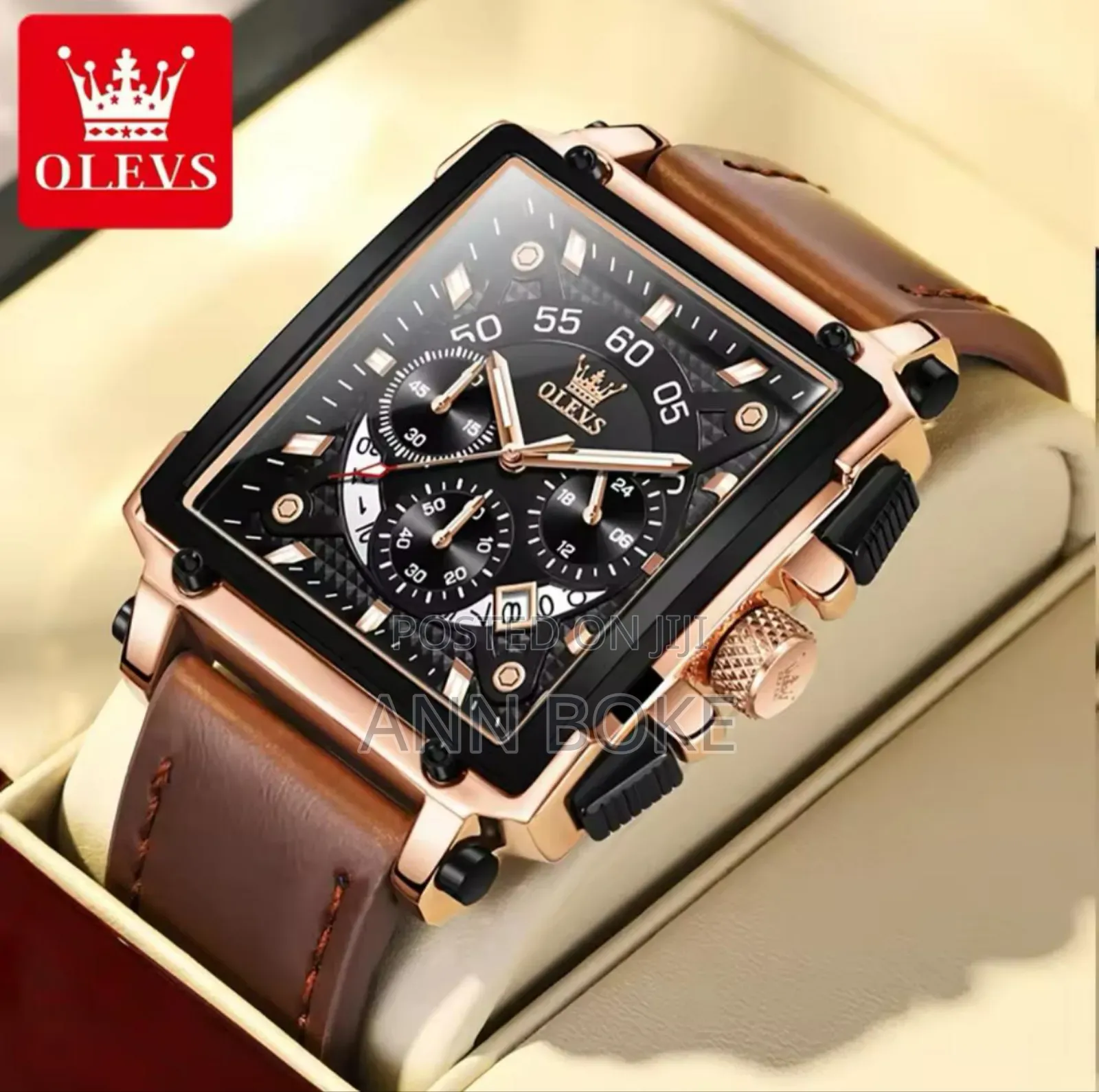 Restocked _*Olevs Chronograph Gents Watch