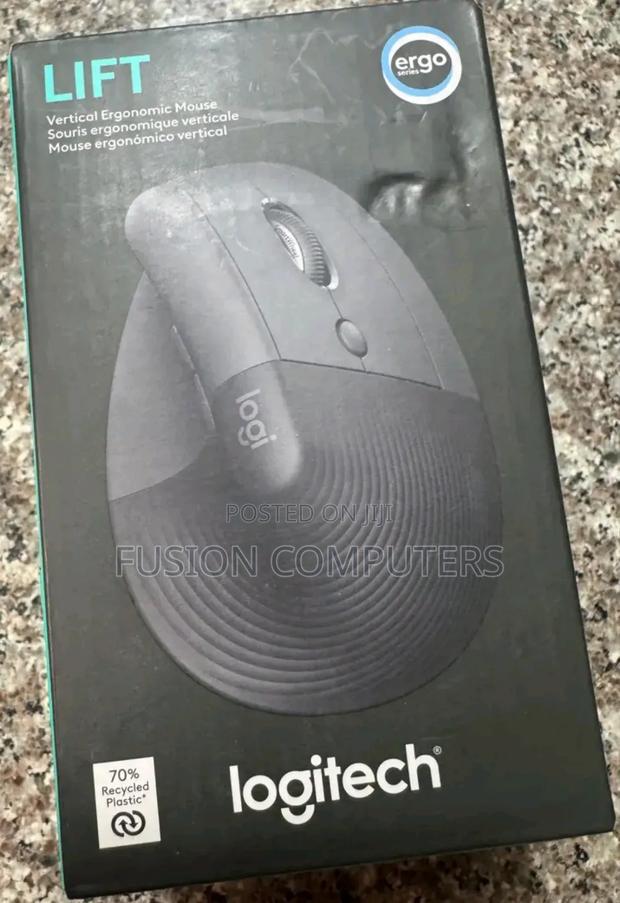 Logitech Lift Vertical Ergonomic Wireless Mouse - main view
