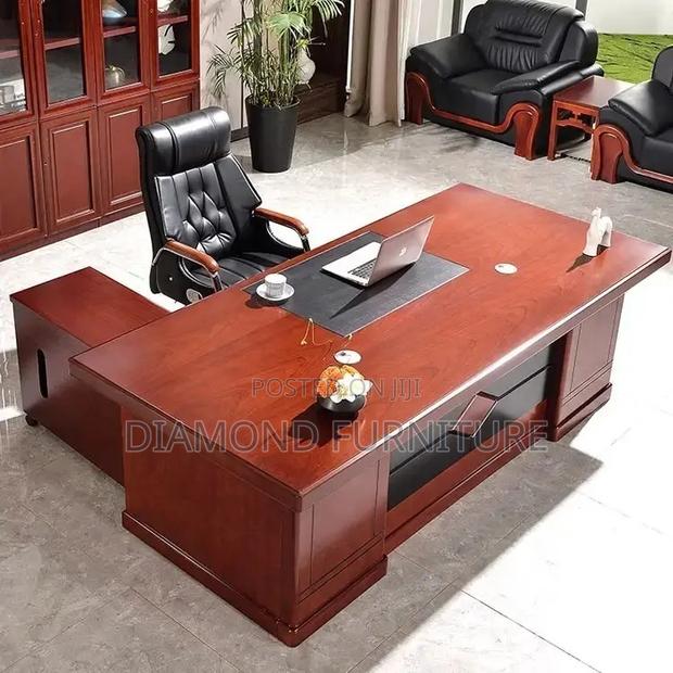 Office Furniture; Professional 1.8m L Shaped Office Table With Storage