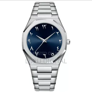Stainless Steel Arabic Aura Watch