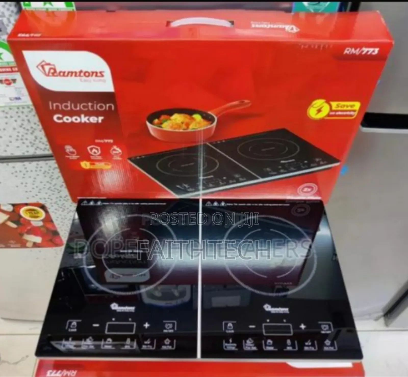 *Ramtons 2 Plate (Double) Induction Cooker