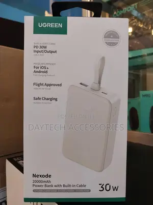 Ugreen Nexode Power Bank 20000mah 30w With Usb C Fast Charging.