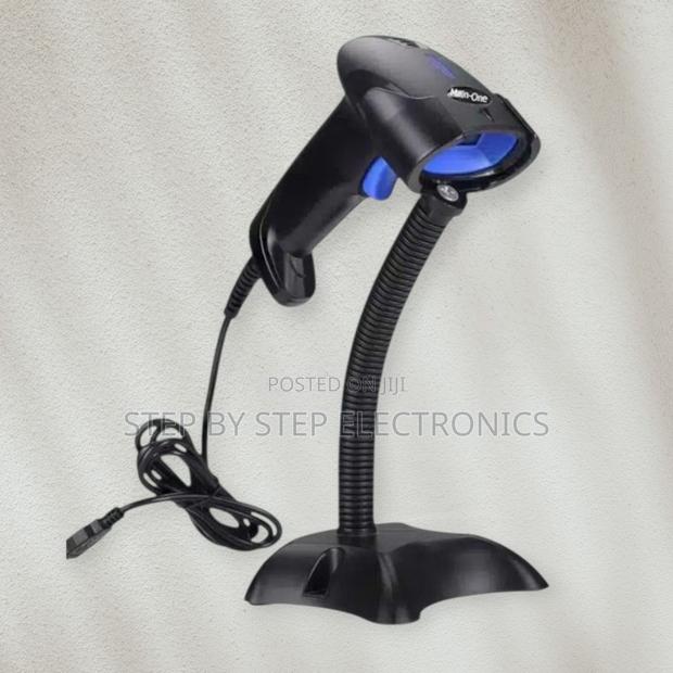Usb Wired Handheld Laser Barcode Scanner With Stand – Quick Scan