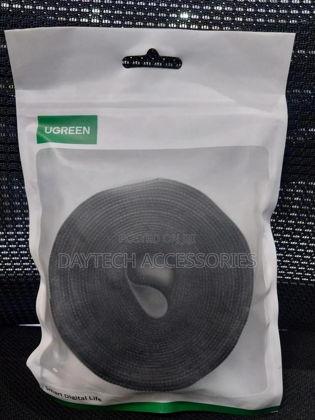 Cable Organizer (Velcro) Ugreen Lp124 5m Black - thumbnail 2
